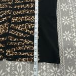 Weekend Animal Print Full Zip Vest Black/Brown Size Medium Chico's 1 Photo 8