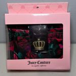 Juicy Couture NIB  Black Roses Floral Wallet ID Card‎ Case Tab Purse Crown Photo 0