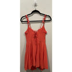 Urban Outfitters KIMCHI BLUE Daisy Strap Coral Mini Dress Photo 5