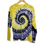 BP ‎ Gender Inclusive In Purple Yellow Tie Dye Long Sleeve Tee NWT Size XS Photo 2