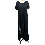 Free People  Havana Tee Maxi‎ Dress Charcoal Gray Black Size XS Photo 2