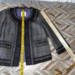 Rebecca Taylor Rebecca‎ Taylor 2 Pc Purple Tweed Dress Jacket A Line Silk Classic Retro Office Photo 5