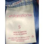 Xhilaration Swim Top Braided Straps Ruffle Hem Blue Swimwear Top Photo 3