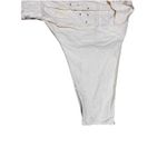 VTG 1950 Style Pastel Yellow Cotton Midi Day Dress Sz7 Tight Waist USA Bat Sleev Size 6 Photo 14