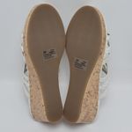 Palms White Braided Wedge Heel Slide Sandals With Rhinestones Size 8.5 By  Photo 5