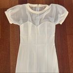 Robbi & Nikki | White Chiffon Top Bodycon Dress XS Photo 2