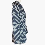 Mossimo Supply Co. Two Tone Geometric Wrap Pea Coat With Oversized Collar Sz M Blue Size M Photo 6