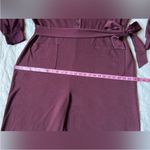 On 34th Women's Maroon Knit V Photo 5