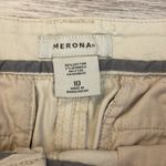 Merona Tan Wide Leg Thin line Corduroy Pants with Side Pockets & Belt Loops 10 Photo 5