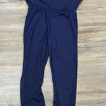 NWOT super silky and stretchy XXL navy blue jumpsuit Photo 0