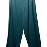 Classiques Entier Vintage Wool Wide Leg Dress Pants Pleated Front Green Size 14 Photo 0