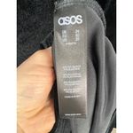 ASOS Curve Black Velvet Pleated Long Sleeve Dress 20 Size undefined Photo 4