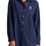 Ralph Lauren  Embroidered Cover-Up Shirt XS Photo 0