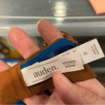 Cute silky aquamarine copper mesh and floral embroidered bra boho festival Auden Blue Size XL Photo 5