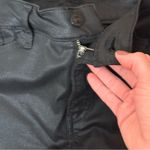 EXPRESS Super High Rise Coated Stretch Skinny Jeans Black Faux Leather Womens 27 Photo 9