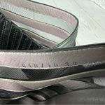 Versace Black Leather Mesh Heels Photo 7