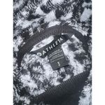 Athleta  Hoodie Womens Small Black Fuzzy Furry Pullover Sweater Relaxed Sherpa Photo 4