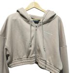 Alphalete Classic Capital Full-Zip Cropped Hoodie Sweatshirt Size XL Photo 3