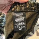 KAVU  Womens Size M Black & Green Geometric Printed Long Sleeve Knee Length Dress Photo 7