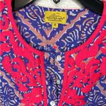 Roberta Roller Rabbit oberta Roller Rabbit Long Kurta/Dress/Coverup~INEZ Embroidery~Pockets Photo 2