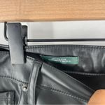 Wild Fable  Black Faux Leather Low Rise Flare Pants Size 14 Photo 3