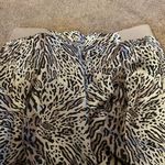 ATM pull on animal print silk pants M Brown Size M Photo 4