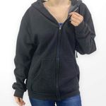 Tultex Black Full Zip Drawstring Hooded Jacket Photo 0