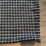 LuLu Navy Blue Toby Windowpane Knit Infinity Scarf Photo 6