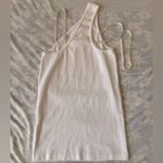 Helmut Lang  | Unisex Cream Knit Tank Photo 1