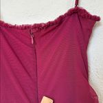 House Of CB  'Gabbi' Wine Front‎ Ruffle Maxi Dres NWOT size XL Photo 14