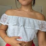 Garage Lace Off The Shoulder Top Photo 1