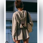 Free People  movement gray such a flirt romper small nwot Photo 1