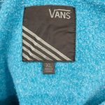 Vans Women's Sweatshirt Teal Blue Monochromatic Logo Pullover Size Xlarge Photo 5