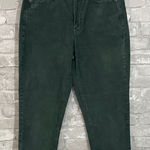 American Eagle  Outfitters Green Mom Jean Corduroys Photo 0
