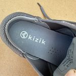 Kizik Shoes Madrid Eco Knit Hands Free Slip On Lace Up Gray Women’s Size 6 Photo 6