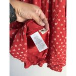 Madewell ‎ Sophia Mini Dress Bandana Flower Red Spring Button Down Women's Size M Photo 11