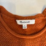 Madewell Orange Rib Knit Sweater Vest Small Cotton Heritage Normcore Cozy Warm Photo 2