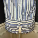Cloth & Stone  Striped Blue Halter Tank Top Photo 10