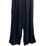 Old Navy  Linen Blend Jumper Black Spaghetti Strap Relaxed fit wide leg Large Photo 2