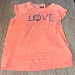 Victoria's Secret  Peach pink orange short sleeve shirt top Photo 0