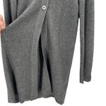 Title Nine  Women's Grey Alpaca Wool Hooded Button Cardigan Sweater Duster Sz XL Photo 3