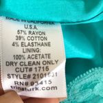 Trina Turk ‎ teal formal dress with pockets Photo 7