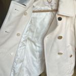 Tory Burch  Bernadine Wool Blend‎ Peacoat Button Jacket 48131588 SHELL/IVORY 0 Photo 9