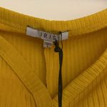 Iris  Midi Dress in Mustard Yellow NWT Photo 3