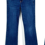 American Eagle Favorite Boyfriend Jean size 2 dark wash wide leg Blue Photo 0