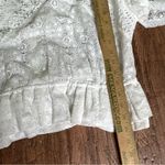 IRO  Embroidered Lace Peplum‎ Top in White 42 Photo 10