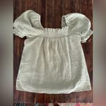 J.Crew Squareneck puff-sleeve soft gauze top Photo 1