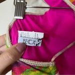 Becca  Awaken Scoop Neckline Open Back One Piece Swimsit LARGE Photo 4