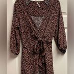 Free People  Viscose BOHO Floral Clara Tunic/Mini Dress In Gem Size Medium Photo 2