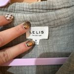 Le lis  Cropped Button-Up Grey Long Sleeve Photo 1